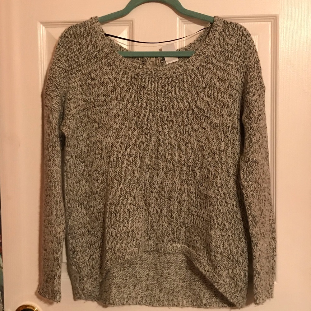 Vero Moda Hi-Low Zipper Detail Sweater